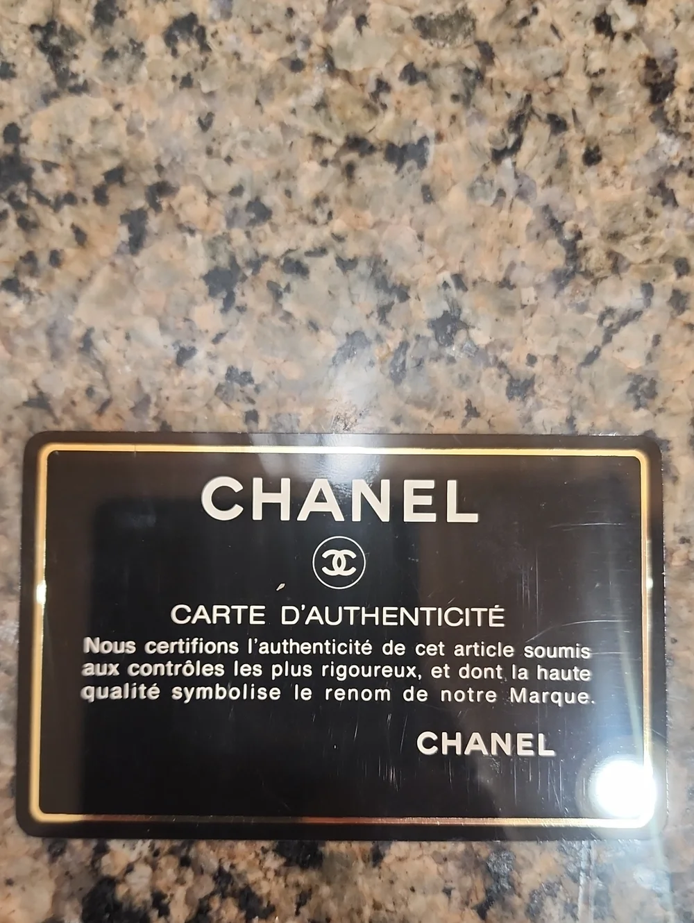 CHANEL Metallic Gold Quilted CC Passport/Card Sleeve